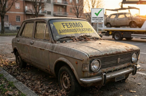 Richiesta attestazione di inutilizzabilità veicoli a motore