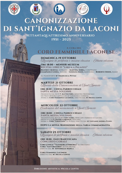 Canonizzazione di Sant'Ignazio da Laconi
