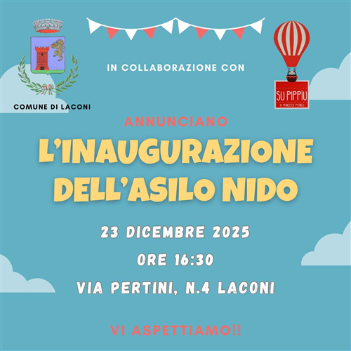 Inaugurazione dell'asilo nido comunale